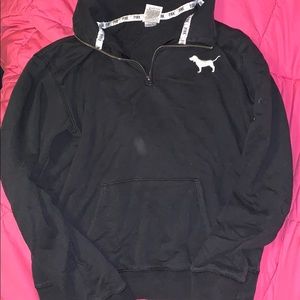 Victoria’s Secret pink half zip up